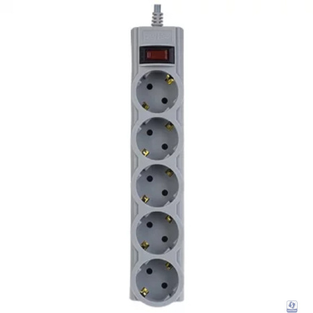 Perfeo Сетевой фильтр "POWERX", PF_A4715 (1,8м, 5 розеток, серый)