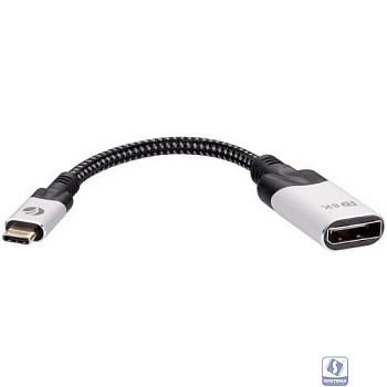 Aдаптер USB 3.1 Type-Cm --> DP A(f) 8K@60Hz, 0.15m ,Alum ,VCOM <CU422MV-8K>