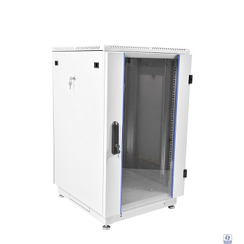 ЦМО Шкаф телекоммуникационный напольный 18U (600x800) дверь стекло (ШТК-М-18.6.8-1ААА) (2 коробки)