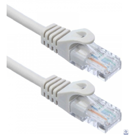 Кабель ACD Патч-корд ACD-LPU5E-10M |ACD-LPU5E-10M| Cat5e UTP 24AWG 4Pair, 7/0.18мм CCA Серый, 10м, (741661) 