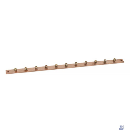Cabeus CGB-IN-1U-11-19 Медная шина заземления, 11 точек подключения, 19" дюймов