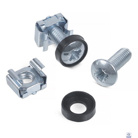 Cabeus SH-J014 Набор закладных винтов-шайб-гаек (M6x12 мм) для крепления 19" оборудования