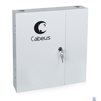 Cabeus FO-WL-16SC-K Бокс оптический настенный на 16 SC (LC duplex) со сплайс-кассетой (без пигтейлов и проходных адаптеров)