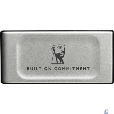 Kingston Portable SSD 500GB External XS2000 BOC,, Type-C, USB 3.2 Gen 2x2, R/W 2000/2000MB/s, IP55, 70x33x14mm, Silver (60 мес)