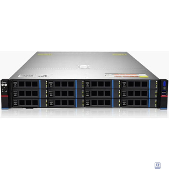 Gooxi SR201-D12R-NV-G2 2U, 2x Socket SP5; 24x DDR5; 12x 3.5" (2.5") SATA/SAS/NVMe;2x 2.5" rear SAS/SATA; 2x 2.5" rear NVMe ; 2х M.2 NVMe 2280; 2xPCIe 5.0x16; 4xPCIe 5.0x8; OCP3.0; 2x1GbE i350; IPMI; 