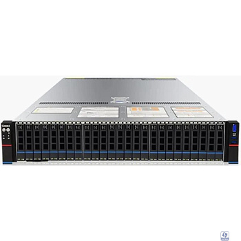 Gooxi SR201-D25RE-G2 2U, 2x Socket SP5; 24x DDR5; 25x 2.5" SATA/SAS; 12Gb/s SAS expander; 2x 2.5" rear SAS/SATA; 2x 2.5" rear NVMe; 2х M.2 NVMe 2280; 2xPCIe 5.0x16;  4xPCIe 5.0x8; OCP3.0; 2x1GbE i350;