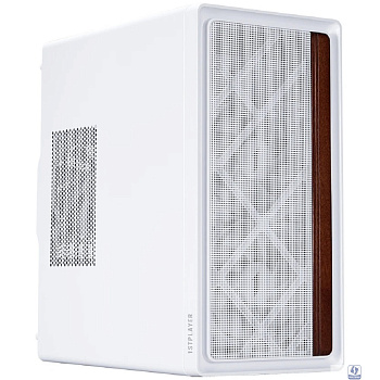 1STPLAYER Корпус WD1 White / mATX / 3x120mm fans / WD1-WH-3F-W