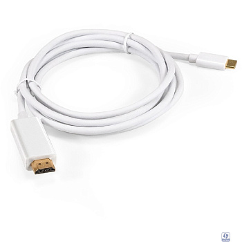 Exegate EX294722RUS Кабель-адаптер Type C-HDMI ExeGate EX-CM-HDMI2M-0.1 (USB Type C/19M, 4K@120HZ 8K@ 30Hz, 1,8м)