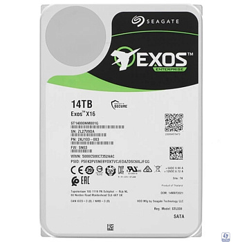 14TB SeagateExos X16 512E (ST14000NM001G)  (clean pulled)
