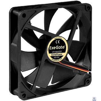 Exegate EX241638RUS Вентилятор ExeGate Mirage-S 140x140x25 подшипник скольжения, 1200 RPM, 25dB, 3pin