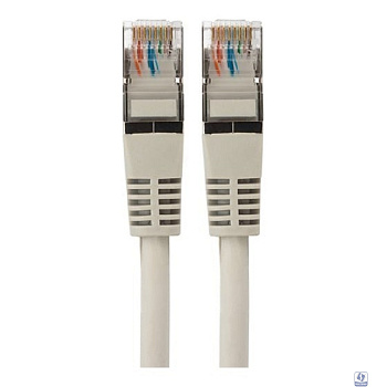Rexant (18-8006-1) Шнур коммутационный, патч-корд F/UTP RJ45-RJ45, CAT 5e, LSZH серый, 3м
