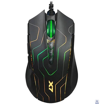 Мышь A4Tech X89 Maze черный оптическая (2400dpi) USB (8but)