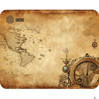 Коврик для мыши Cactus Vintage map 250x200x3мм (CS-MP-D10S)
