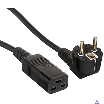 Exegate EX297804RUS Кабель питания Special PC19-3S (Евровилка Schuko->C19, 3*1.5mm2, CCA, черный, 3м)