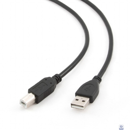 Bion Кабель интерфейсный USB 2.0 AM/BM, 3 м, черный [BXP-CCP-USB2-AMBM-030]