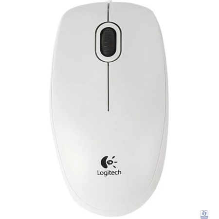910-003360 Мышь Logitech B100 White USB OEM