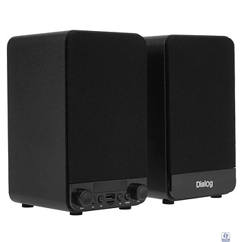 Dialog Jazz AJ-13 BLACK - акустические колонки 2.0, 2*15W RMS, Bluetooth, FM, USB+microSD reader