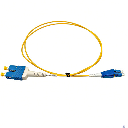 Оптический патчкорд NEOMAX (NMO-LC-SC-SM-1M) LC/UPC-SC/UPC, OS2, Singlemode, Duplex, 9/125, LSZH, Yellow, 1м
