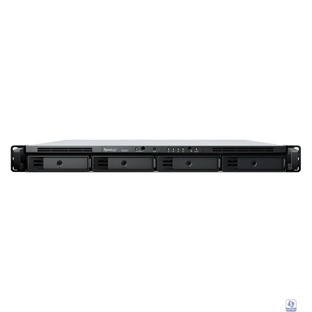 Synology RS822+ Сетевое хранилище (1U,4x3.5"/2.5" HDD, 4-core 2.2 GHz, 2 GB DDR4 ECC SODIMM, 4xGbE LAN) 