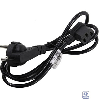 Exegate EX273393RUS Кабель питания ExeGate PC-1,2 OfficePC 450W (Евровилка Schuko ->С13 угловой) VDE-250V черный, 1.2м