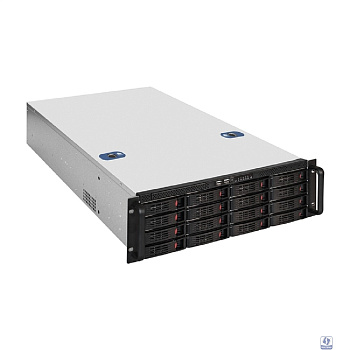 Exegate EX281300RUS Серверный корпус ExeGate Pro 3U660-HS16 <RM 19", высота 3U, глубина 660, БП 2U-600ADS,16xHotSwap, USB>