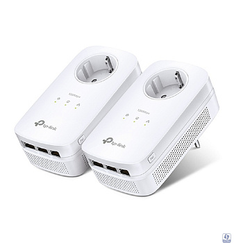 TP-Link TL-PA8030P KIT AV1300 Комплект гигабитных Powerline-адаптеров со встроенной розеткой