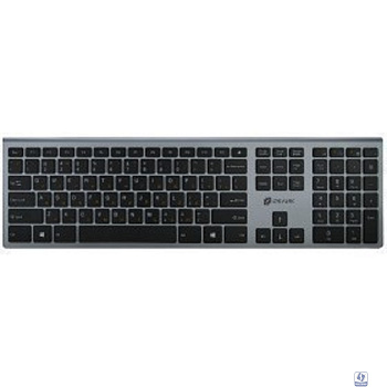 Клавиатура Oklick 890S серый USB беспроводная slim 