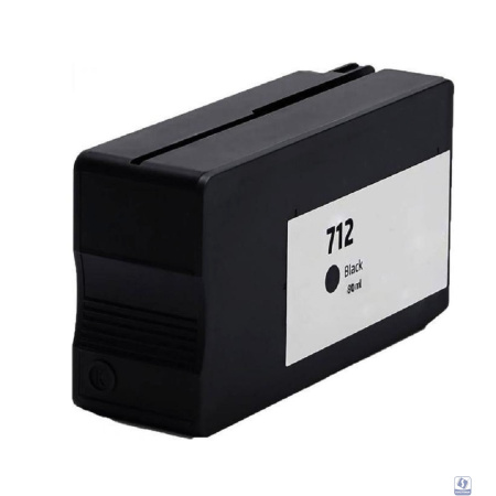 Картридж Hi-Black 712 (3ED71A) HP DesignJet T650/T630/T250/T230/T210/Studio Plotter Printers, Bk