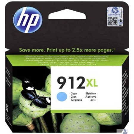HP 3YL81AE Картридж № 912 струйный голубой (825 стр) 