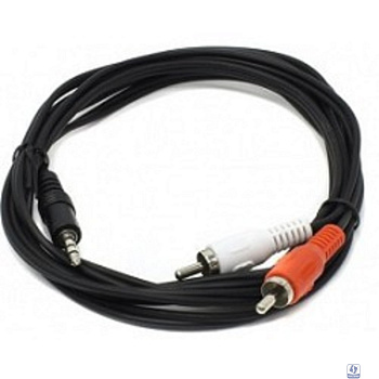 Telecom Кабель соединительный (TAV7183-1.5M) 3.5 Jack (M) - 2xRCA (M), стерео, аудио,  1.5м [6926123462942]