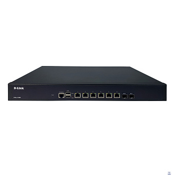 D-Link DSA-2108S/A2A Сервисный маршрутизатор с 8 настраиваемыми портами (6x10/100/1000Base-T, 2x1000Base-X SFP) и 2 USB-портами
