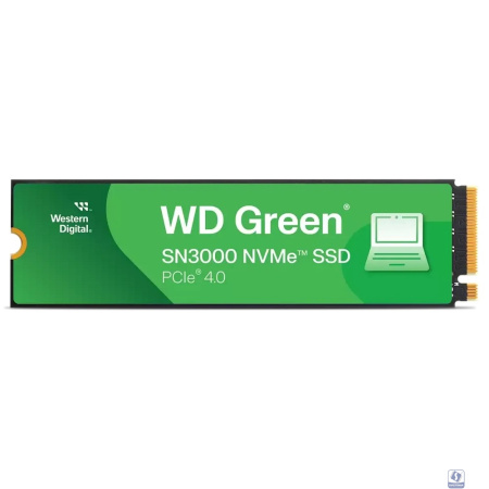 WD SSD 500GB WD Green SN3000, PCI-E 4.0 x4 M.2 2280, [R/W - 5000/4100 MB/s] WDS500G4G0E