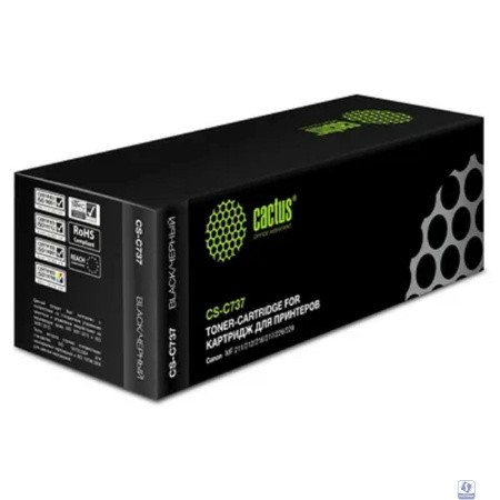 CACTUS Cartridge  CS-C737  Тонер-картридж  черный для CANON MF210/211/212/216/217/220 (2400стр.)