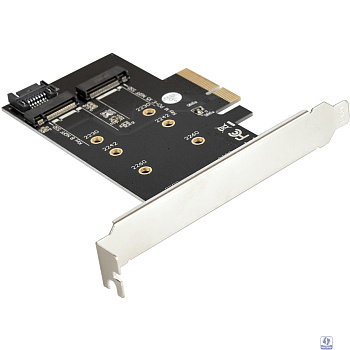 Exegate EX283713RUS Переходник EXE-509 M.2 B key + M.2 M Key -> PCI-Ex4/SATA