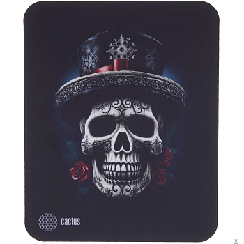Коврик для мыши Cactus Scull 250x250x3мм (CS-MP-D05S)