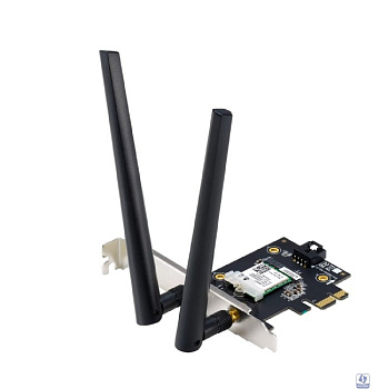ASUS PCE-AXE5400 Беспроводной двухдиапазонный PCI Express адаптер AXE5400 + Bluetooth 5.2, внешняя съемная антенна, Wi-Fi 6 (ax)
