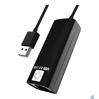 5bites Кабель-адаптер UA2-45-02BK USB2.0 сетевая карта -> RJ45 10/100 Мбит/с, 10см
