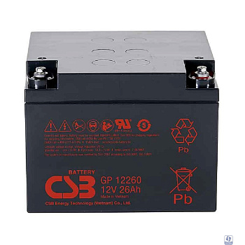 CSB Батарея GP12260 (I) (12V/26Ah)