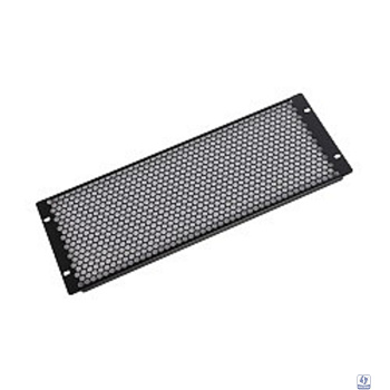 ЦМО Фальшпанель в шкаф 19" 5U перфорированная, цвет черный (ФП-5.4-9005)