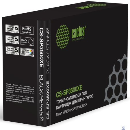 Картридж лазерный Cactus CS-SP3500XE 407646 черный (6400стр.) для Ricoh SP3500NSF/3510DN SF