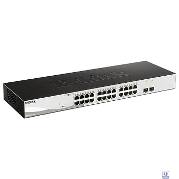 D-Link DGS-1210-26/FL2A Управляемый L2 коммутатор с 24 портами 10/100/1000Base-T и 2 портами 1000Base-X SFP