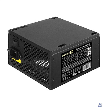 Exegate EX292152RUS-OEM Блок питания 800W ExeGate 80 PLUS® 800PPH-LT-OEM (ATX, APFC, КПД 82% (80 PLUS), 12cm fan, 24pin, 2x(4+4)pin, PCIe, 5xSATA, 3xIDE, black, RTL)