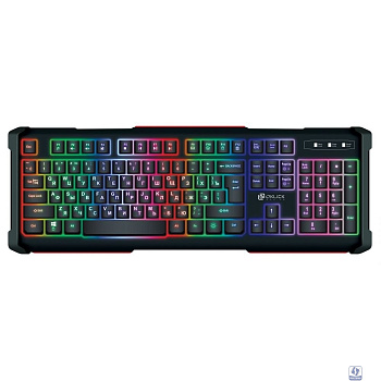 Oklick 717G черный/серый USB Multimedia LED [476395]