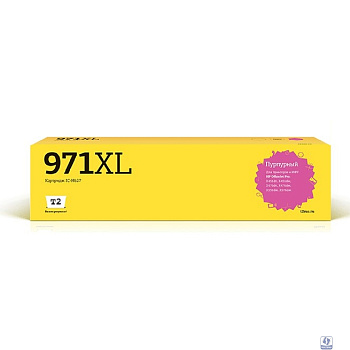 T2 CN627AE №971XL Картридж (IC-H627)  для HP Officejet Pro X451/X476/X551dw/X576dw, пурпурный, с чипом