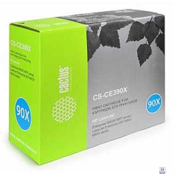 CACTUS CE390X Картридж (CS-CE390XS) для  LaserJet M4555MFP, черный , 24 000 стр