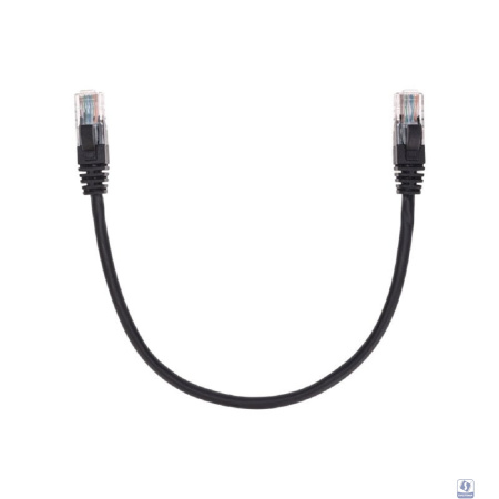 Rexant (02-0102-03) Патч-корд U/UTP, CAT 5e, RJ45-RJ45, 26AWG, LSZH, черный, 0,3м