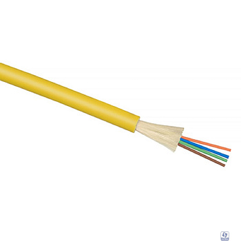 Cabeus TB-A-9-24T-E-K-LSZH-IN-25 Кабель волоконно-оптический 9/125 одномодовый, 24 волокна, плотное буферное покрытие (tight buffer), для внутренней прокладки (-25C ~ +50), LSZH, желтый