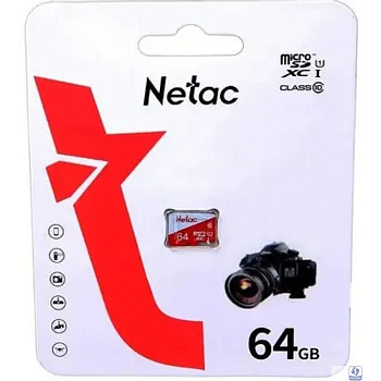 Micro SecureDigital 64GB Netac NT02P500ECO-064G-S P500 Eco w/o adapter