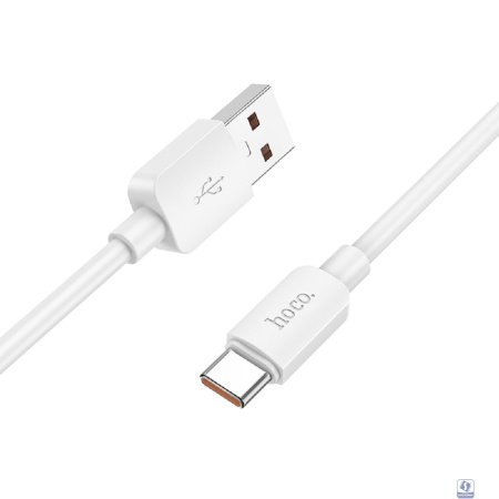 HOCO Кабель USB2.0 Hoco AM/Type-C, 6A, X96, 1м, белый, коробка