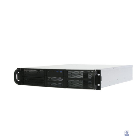 Procase RE204-D4H2-A-45 Корпус 2U server case,4x5.25+2HDD,черный,без блока питания(2U,2U-redundant),глубина 450мм,ATX 12"x9.6"